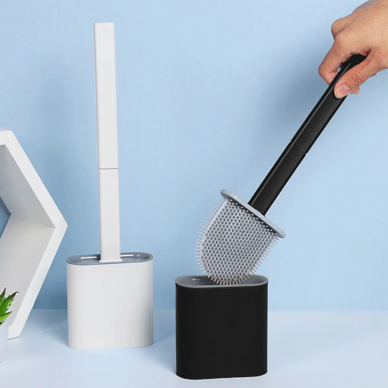 Silicon toilet brush