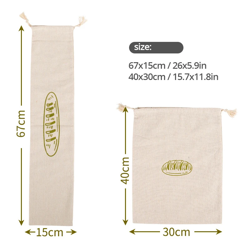 Reusable drawstring bread bag - Image 5