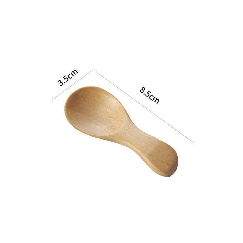 1/2/4pcs mini natural wooden spoons - Image 7