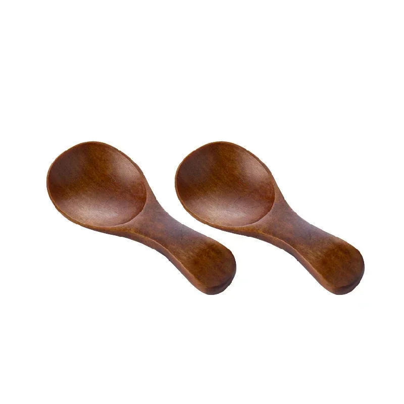 1/2/4pcs mini natural wooden spoons - Image 11