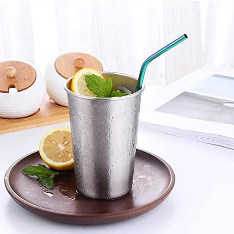 4pcs stainless steel drinking straws - Image 4