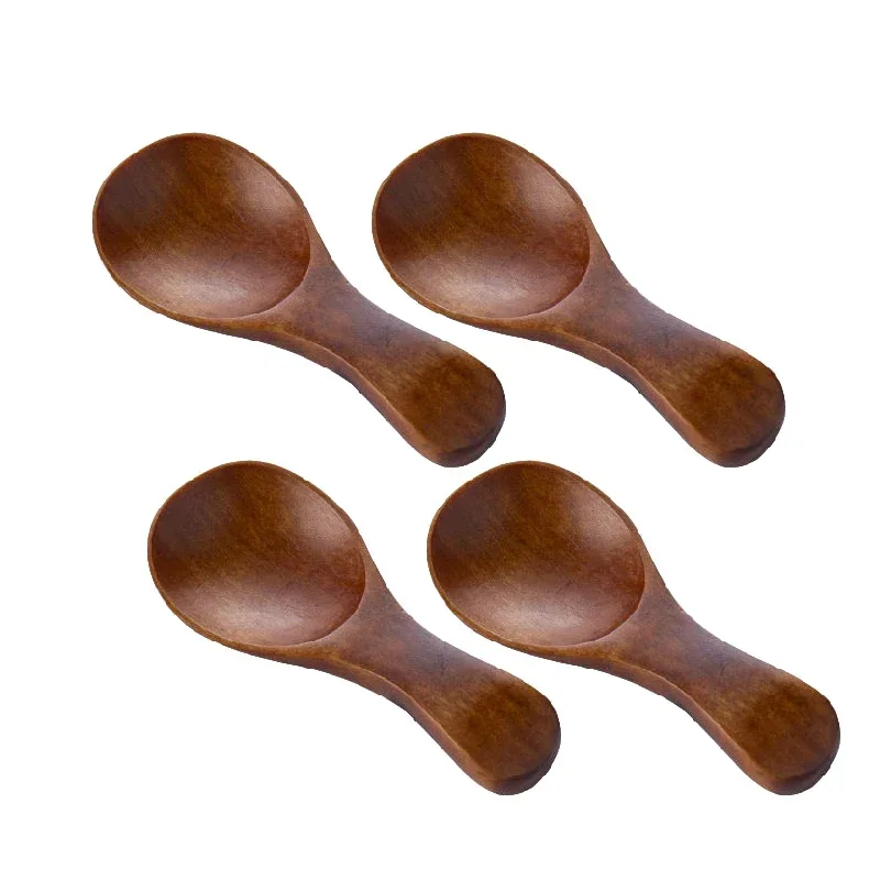 1/2/4pcs mini natural wooden spoons - Image 12