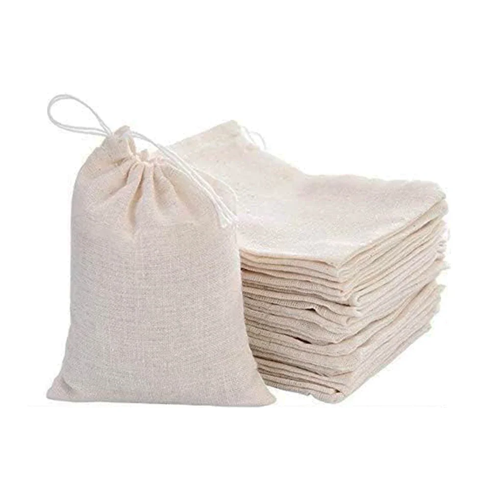 10pcs reusable fabric tea bags - Image 4